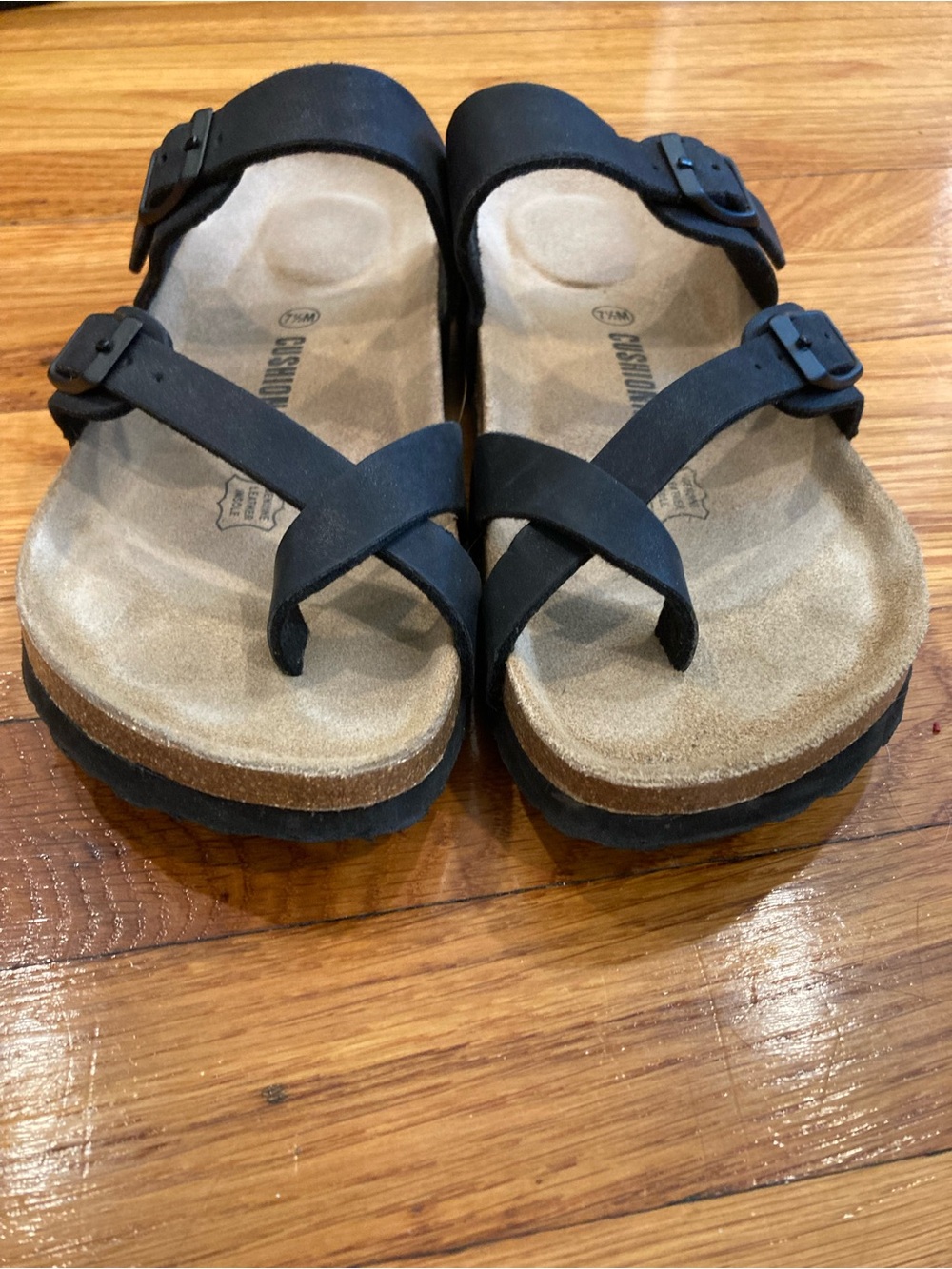 Cushionaire | Casual Strappy Sandal with Genuine Leather Insole